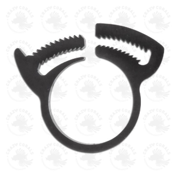 Schlauchklemme aus Kunststoff schwarz 20mm